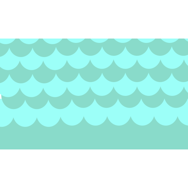 SVG Turquoise pattern of waves vector graphics