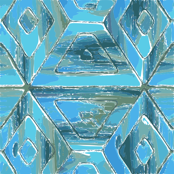 SVG Turquoise Tile Pattern