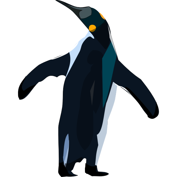SVG Tux vector image