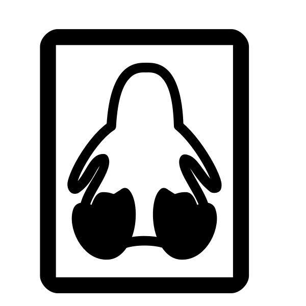 SVG Tux vector symbol