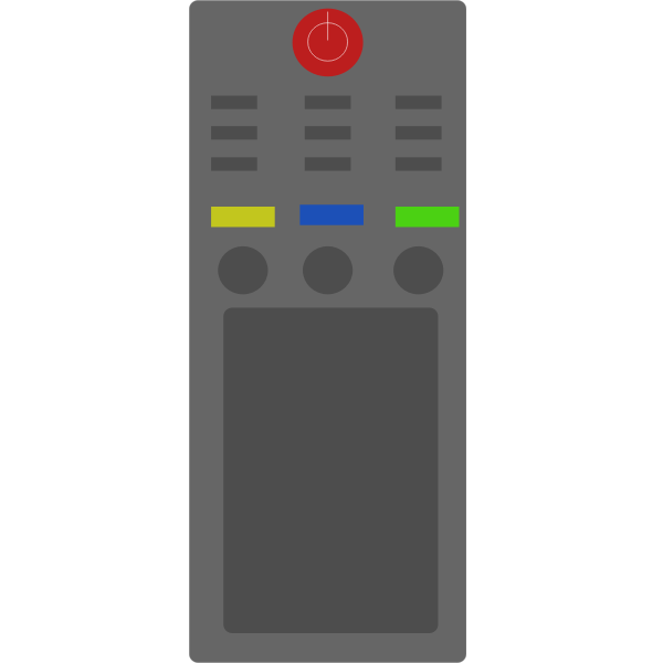 SVG TV control vector image