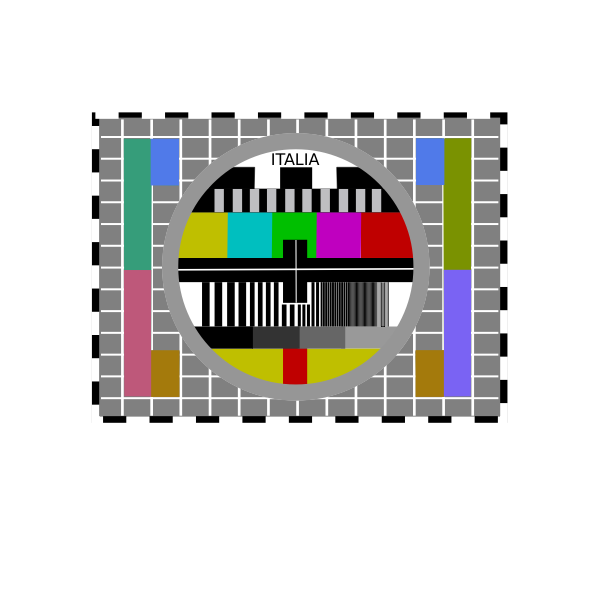 SVG TV test card