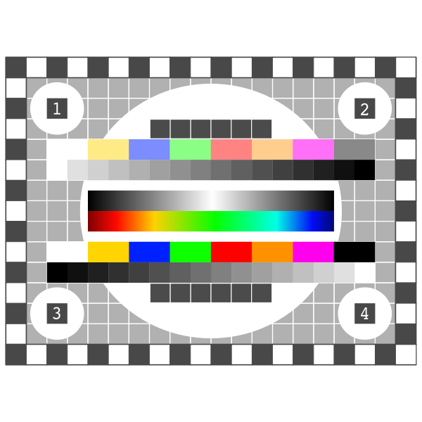 SVG TV Test Screen