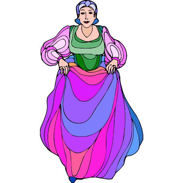 SVG Twelfth Night character