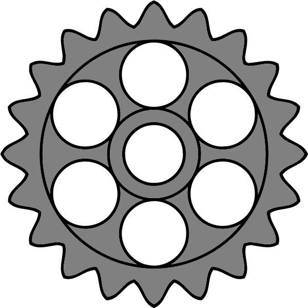 SVG Twenty-tooth gear