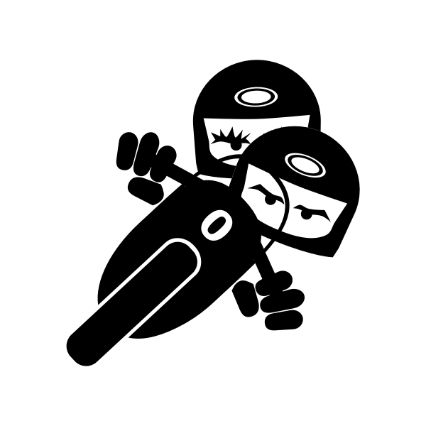 SVG Twin motorbike racers vector drawing
