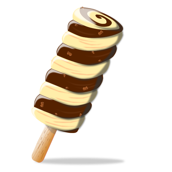 SVG Twisted ice cream vector image