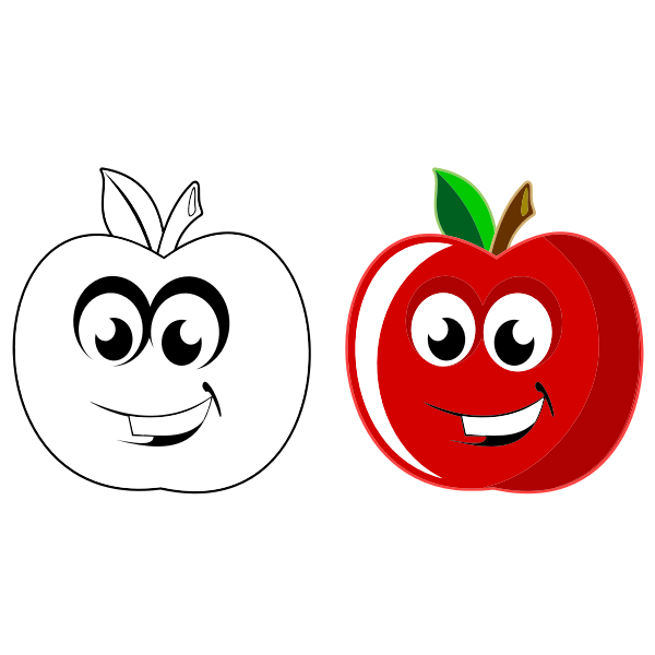 SVG Two apples