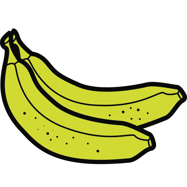 SVG Two bananas
