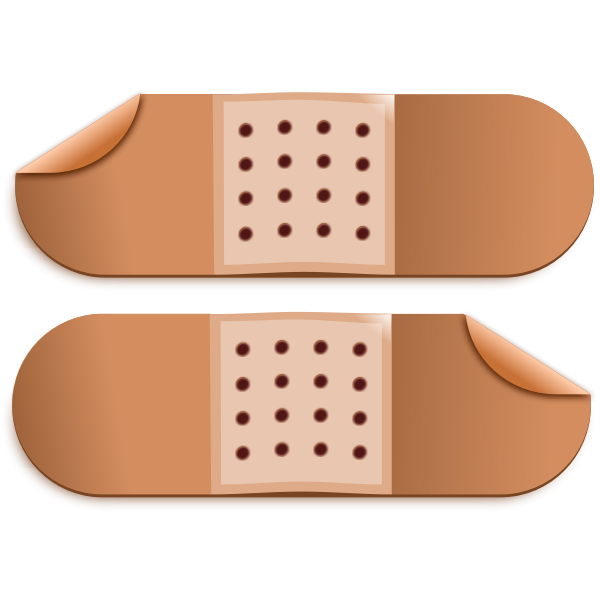 SVG Two bandages