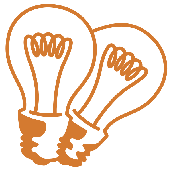 SVG Two bulbs