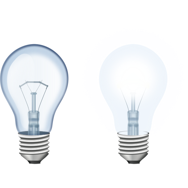 SVG Two bulbs image