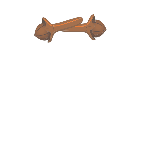 SVG Two cloves vector image