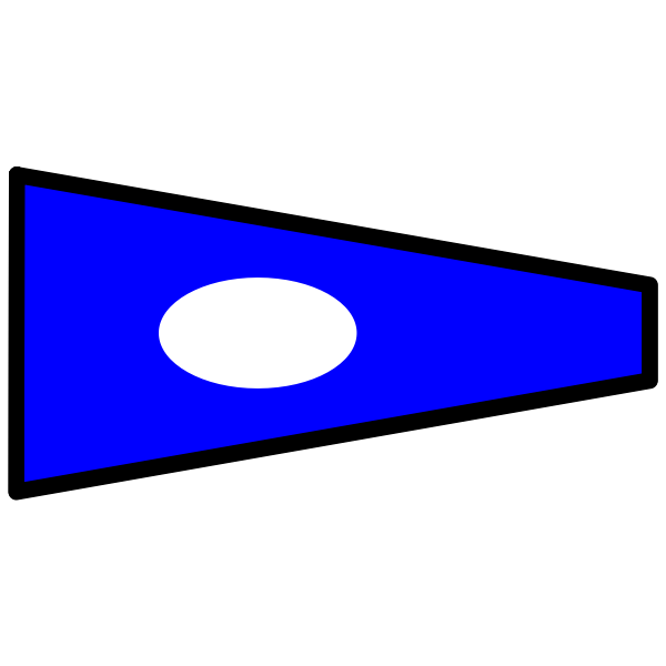 SVG Two-colored signal flag