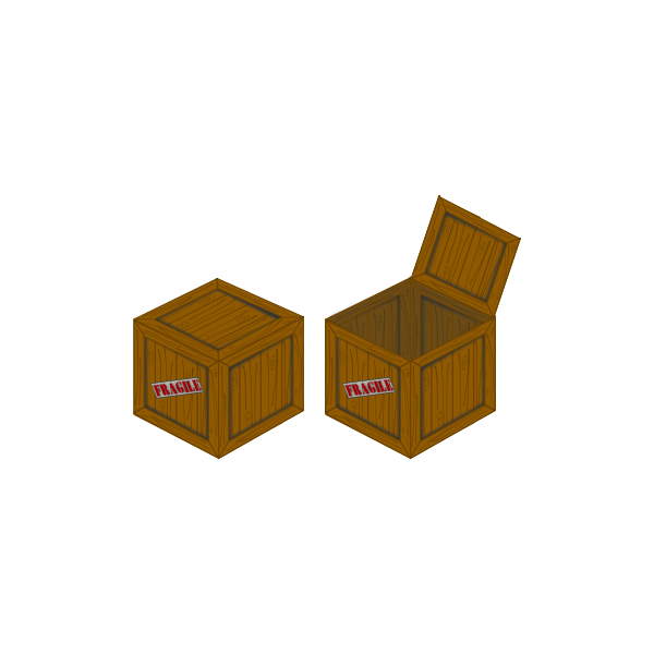 SVG Two crates