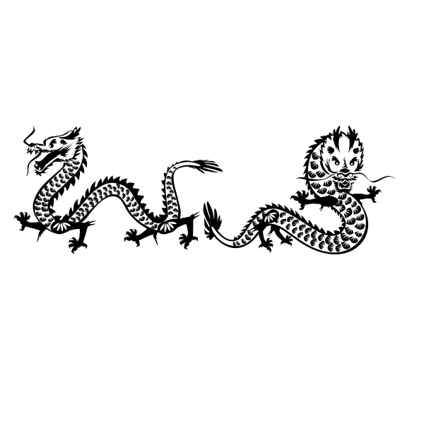 SVG Two dragons