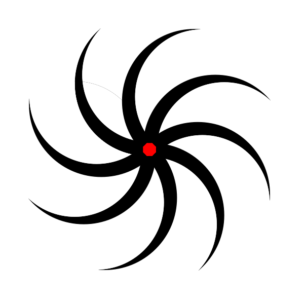 SVG Two drawn circles