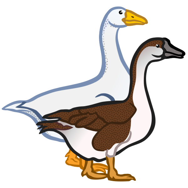 SVG Two geese