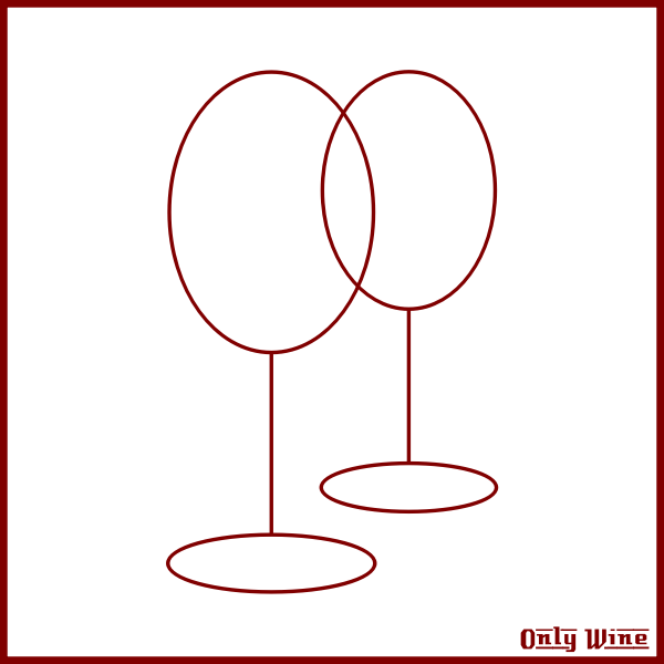 SVG Two glasses drawing