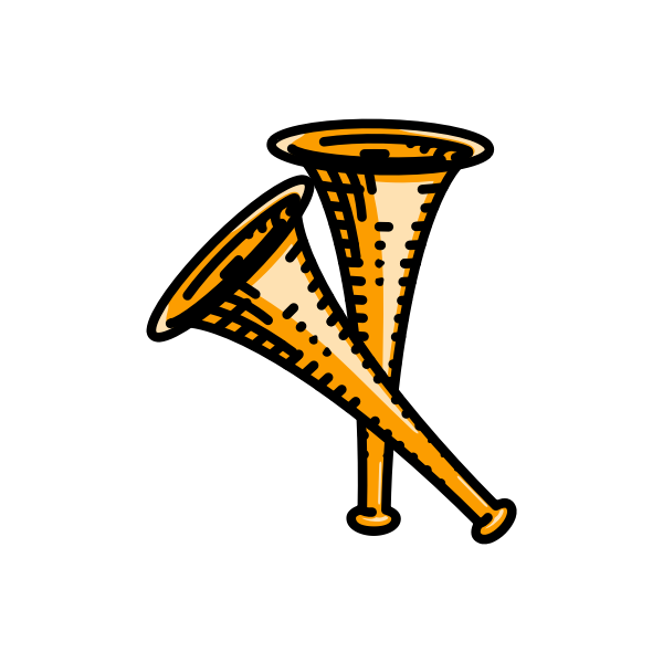 SVG Two horns