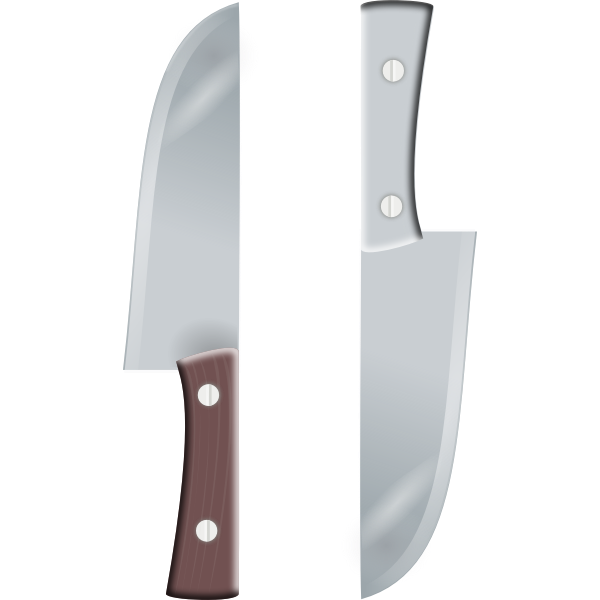 SVG two knifes