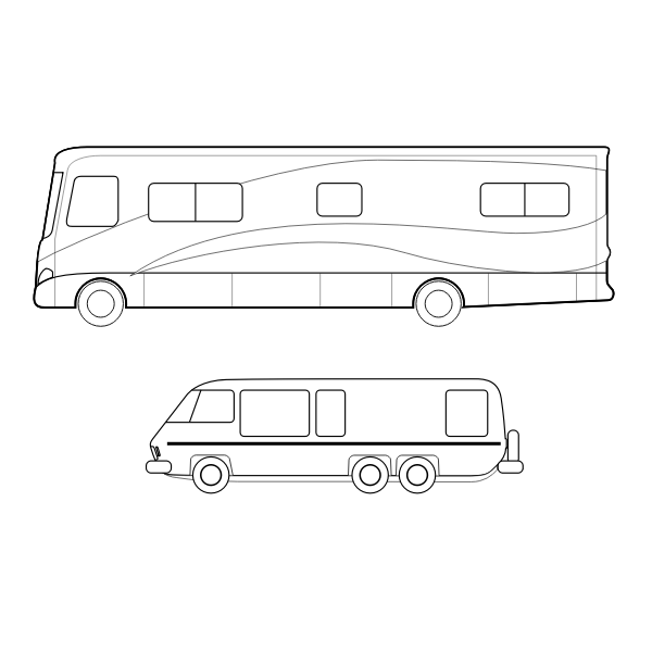 SVG Two Motorhomes
