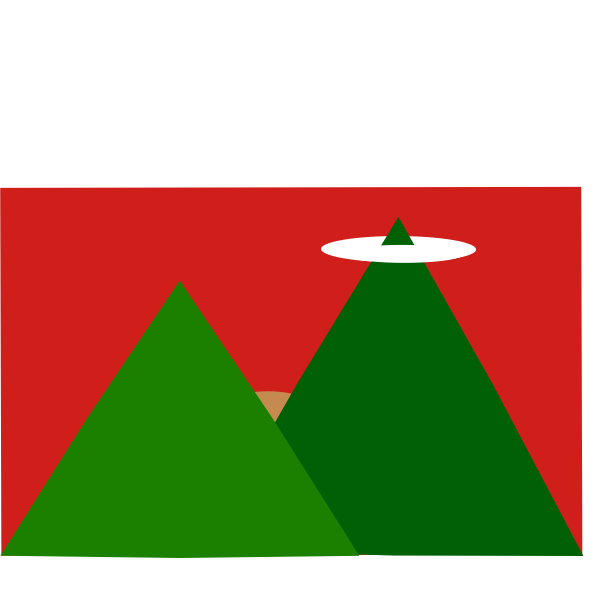 SVG Two mountains