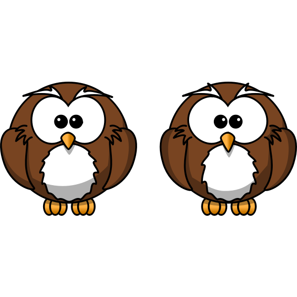 SVG Two owls