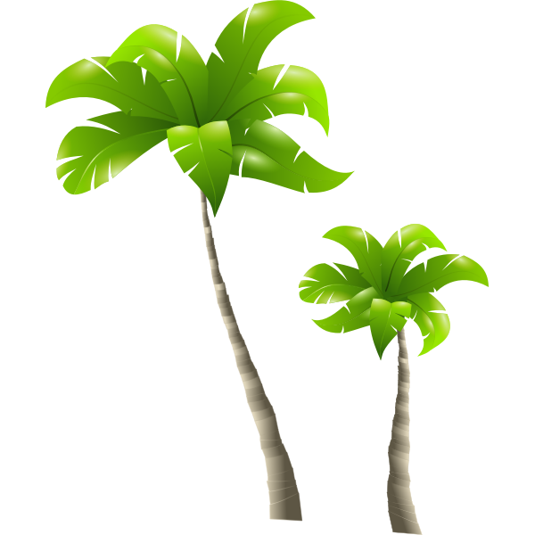 SVG Two palms