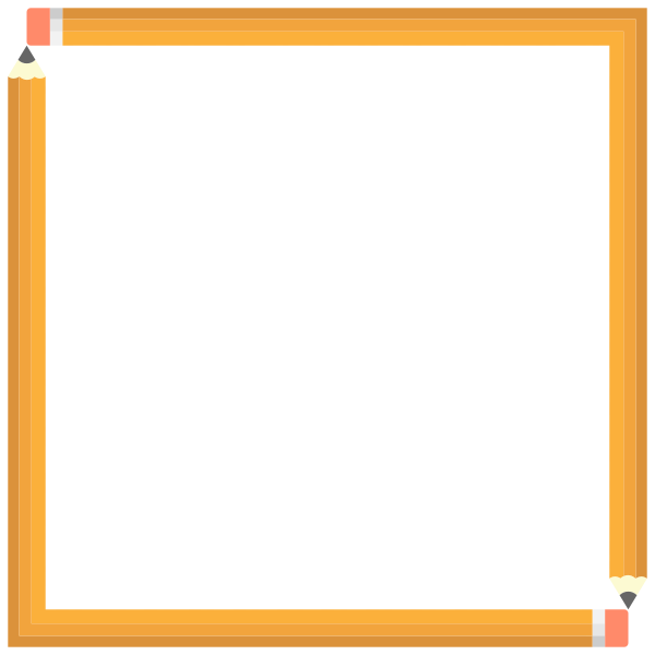 SVG Two pencils frame
