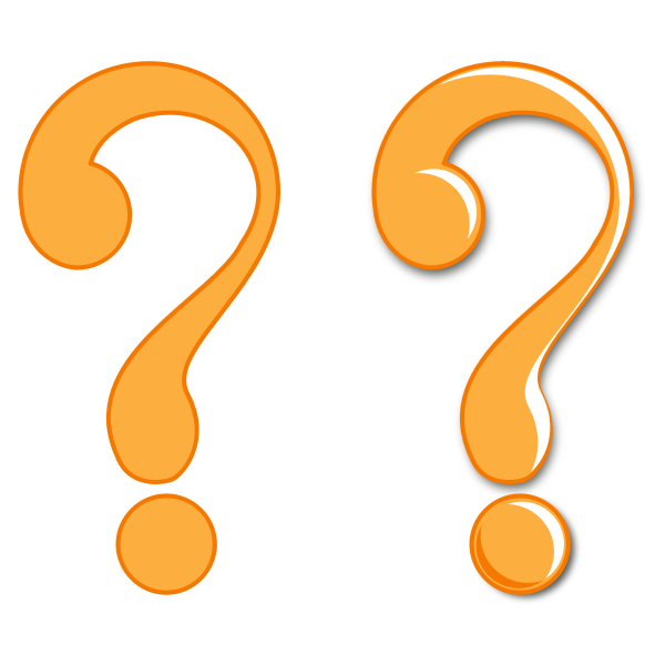SVG Two question marks
