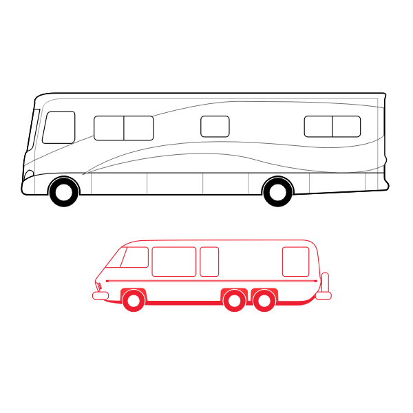SVG Two recreational vehicles