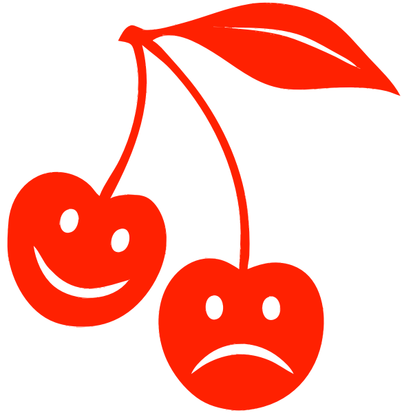 SVG Two Red Cherries