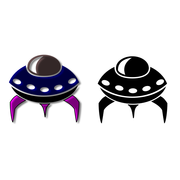 SVG Two spaceships