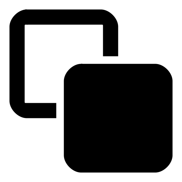SVG Two sqaure icons