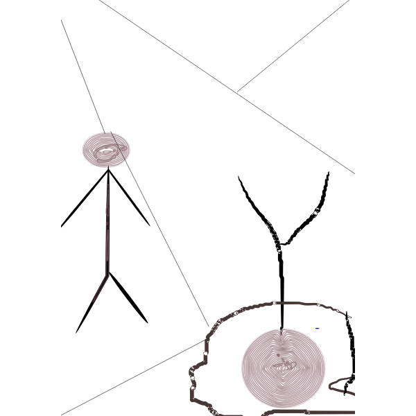 SVG Two stickman
