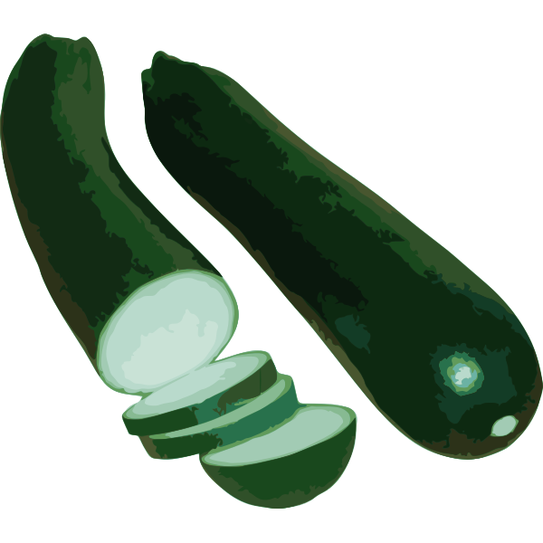 SVG Two zucchini