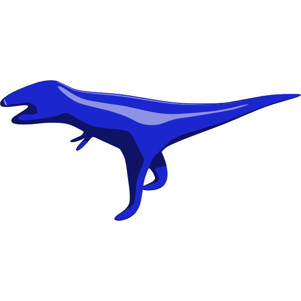 SVG Tyrannosaurus vector image