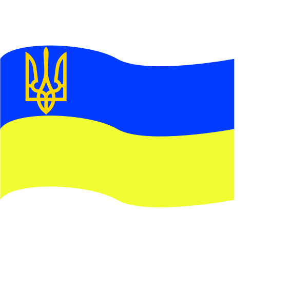 SVG ua flag w coat arms