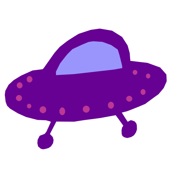 SVG UFO - Purple refixed