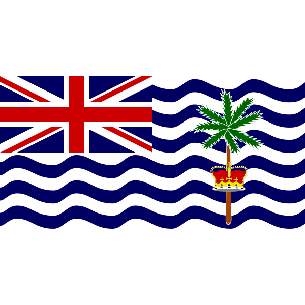 SVG uk british indian ocean territory