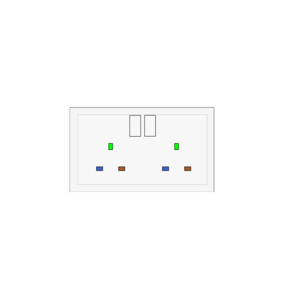 SVG UK double socket