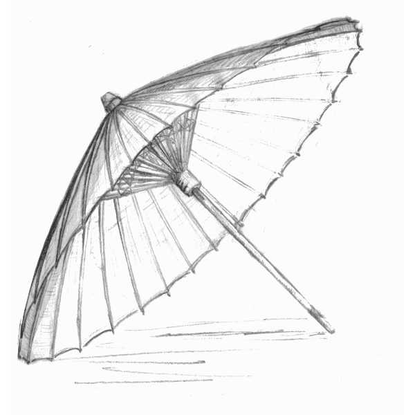 SVG Umbrella sketch
