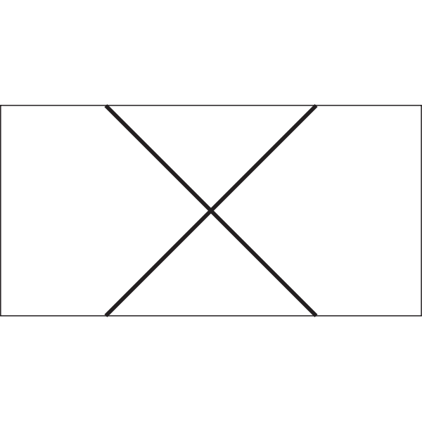 SVG Unconnected Wire Crossing Double Block