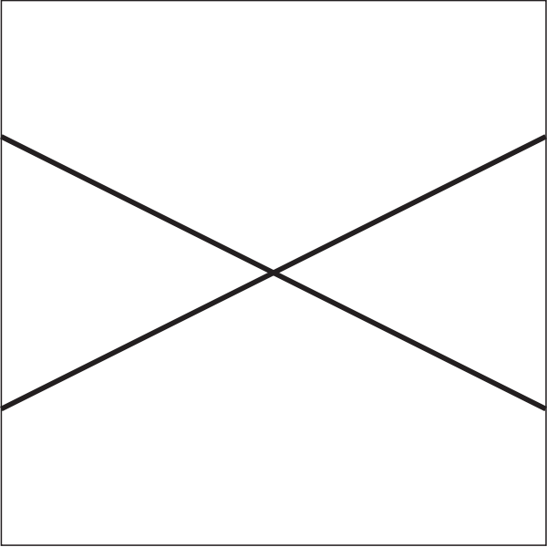 SVG Unconnected Wire Crossing Quadruple Block