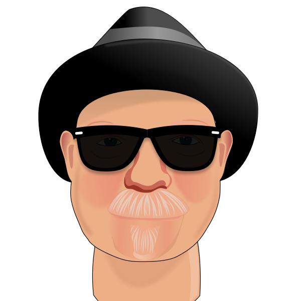 SVG Undercover man with hat