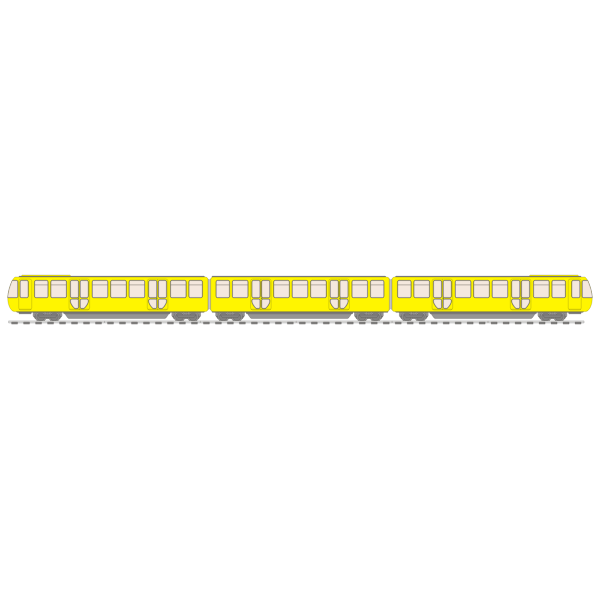SVG Underground train