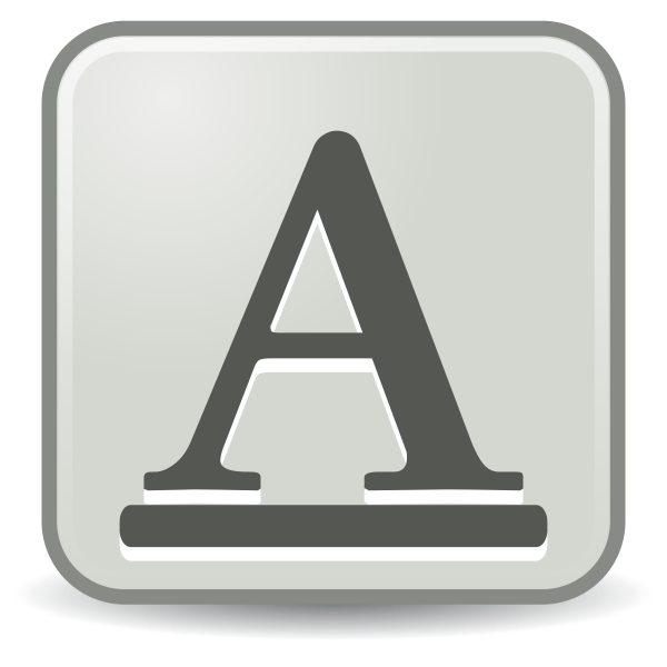 SVG Underlined font