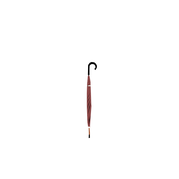 SVG Unfolded umbrella vector image