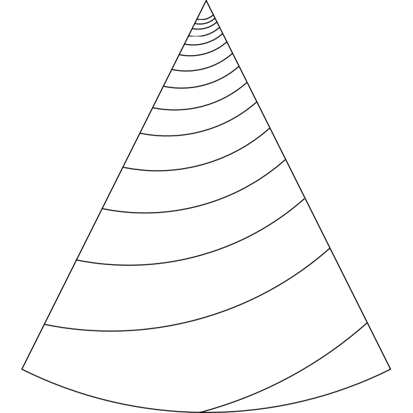 SVG Unicorn horn pattern